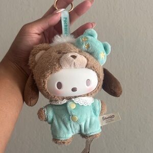 Sanrio My Melody Plush in Mint and Brown